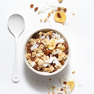 Un délicieux muesli croustillant aux fruits secs !