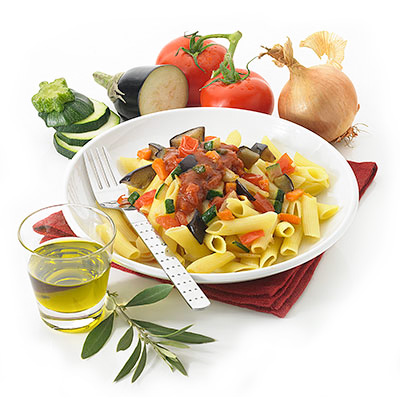 Penne aux légumes du soleil