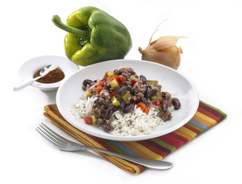 Chili con carne et riz
